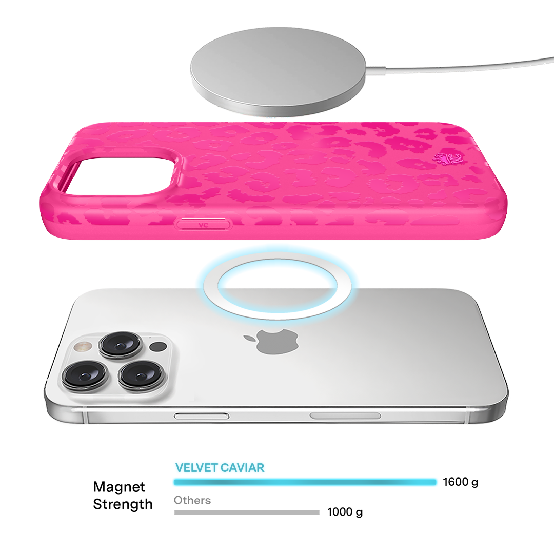 Even Hotter Pink Leopard iPhone Case