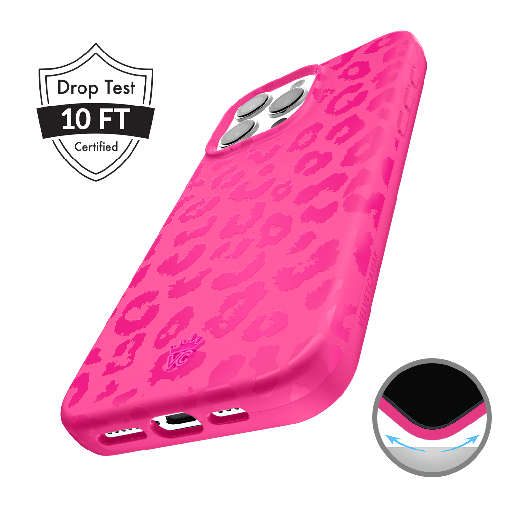 Even Hotter Pink Leopard iPhone Case