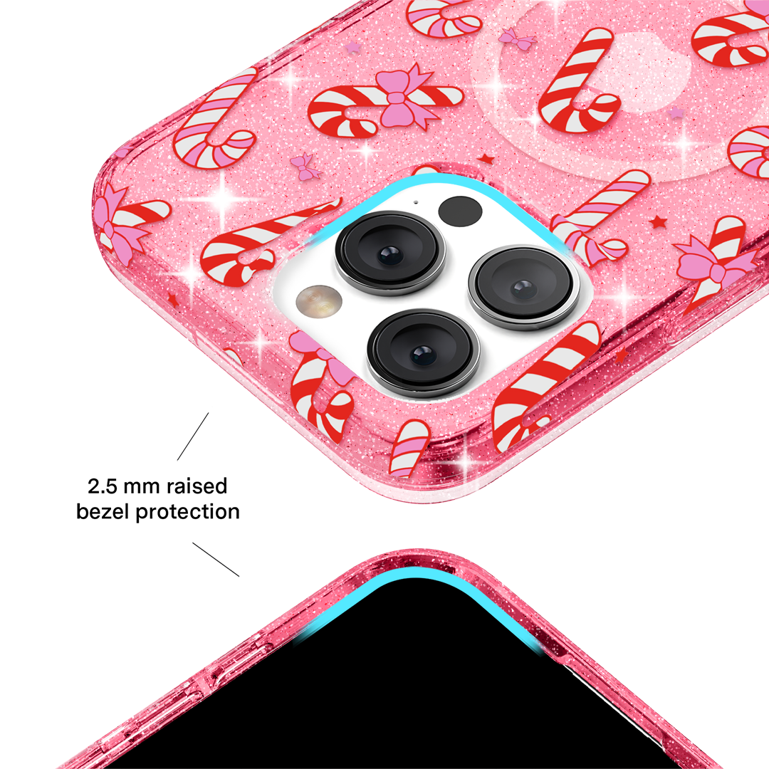 Pink Peppermint Princess iPhone Case