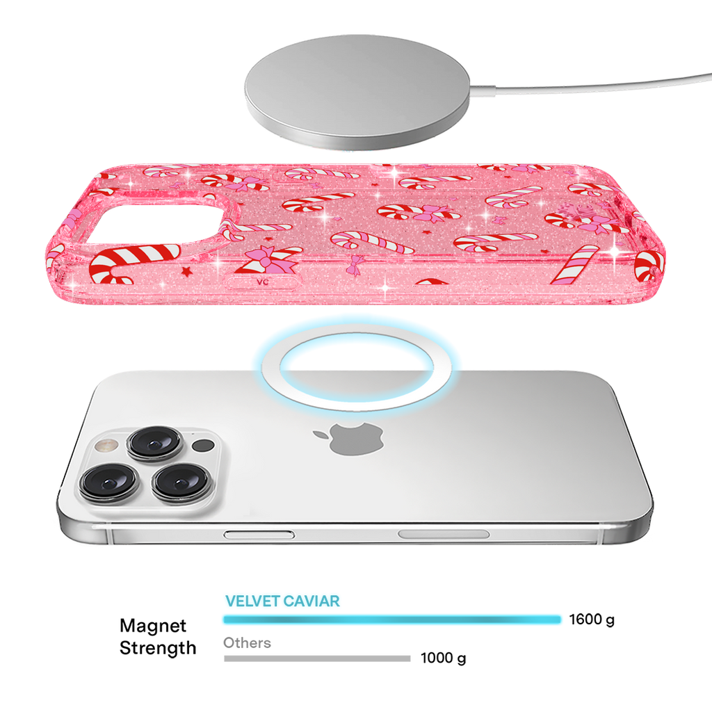 Pink Peppermint Princess iPhone Case
