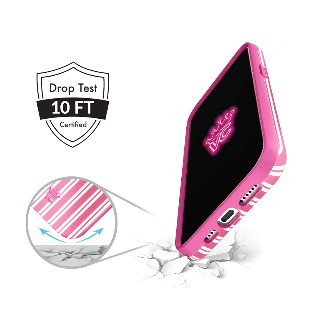 Candy Cane Stripes iPhone Case