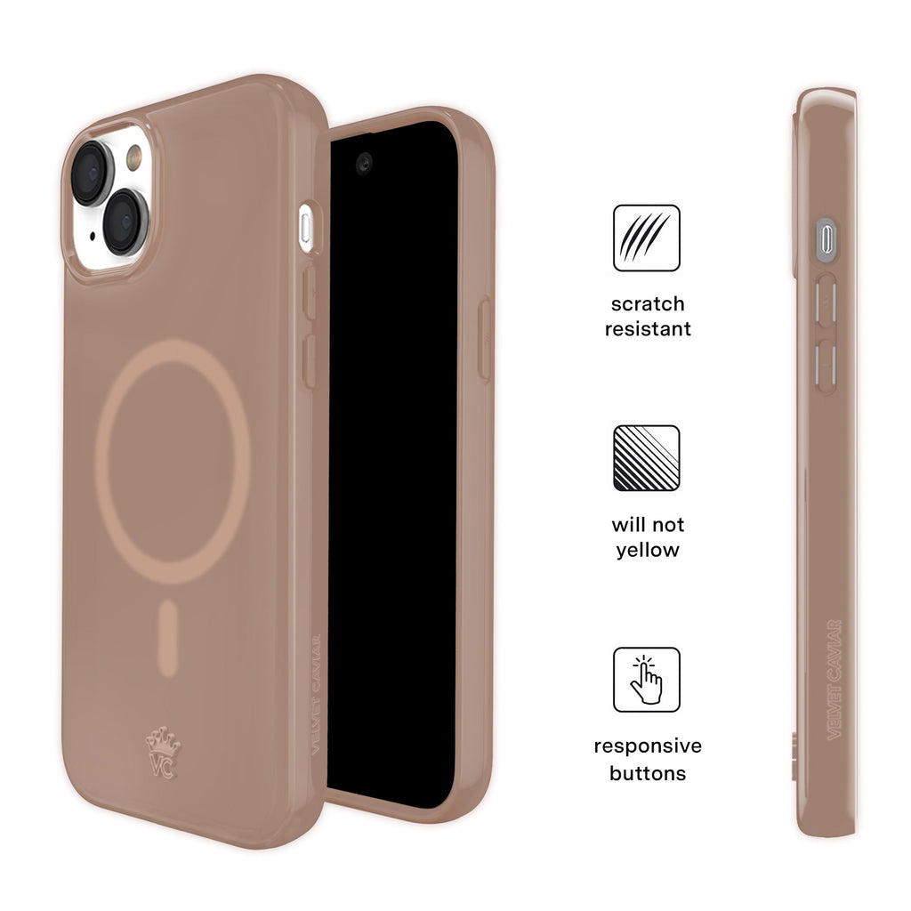 Cashmere Taupe Jelly iPhone Case