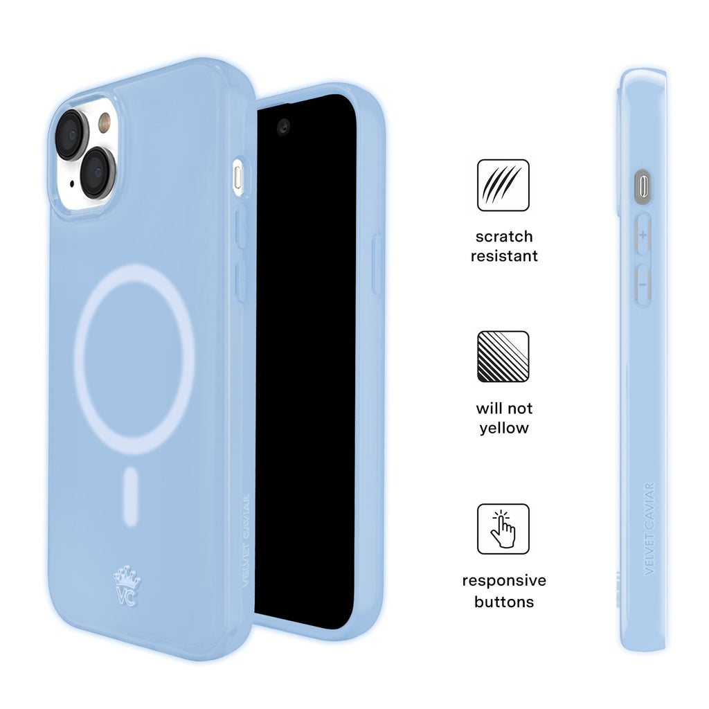 Glacier Blue Jelly iPhone Case