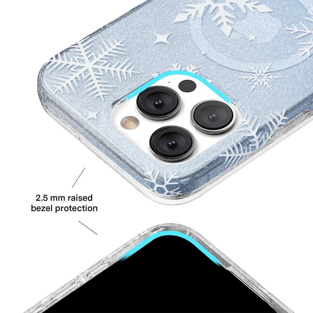 Snow Angel Glitter iPhone Case