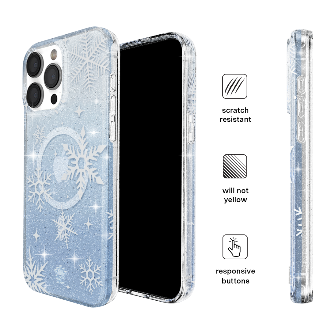 Snow Angel Glitter iPhone Case