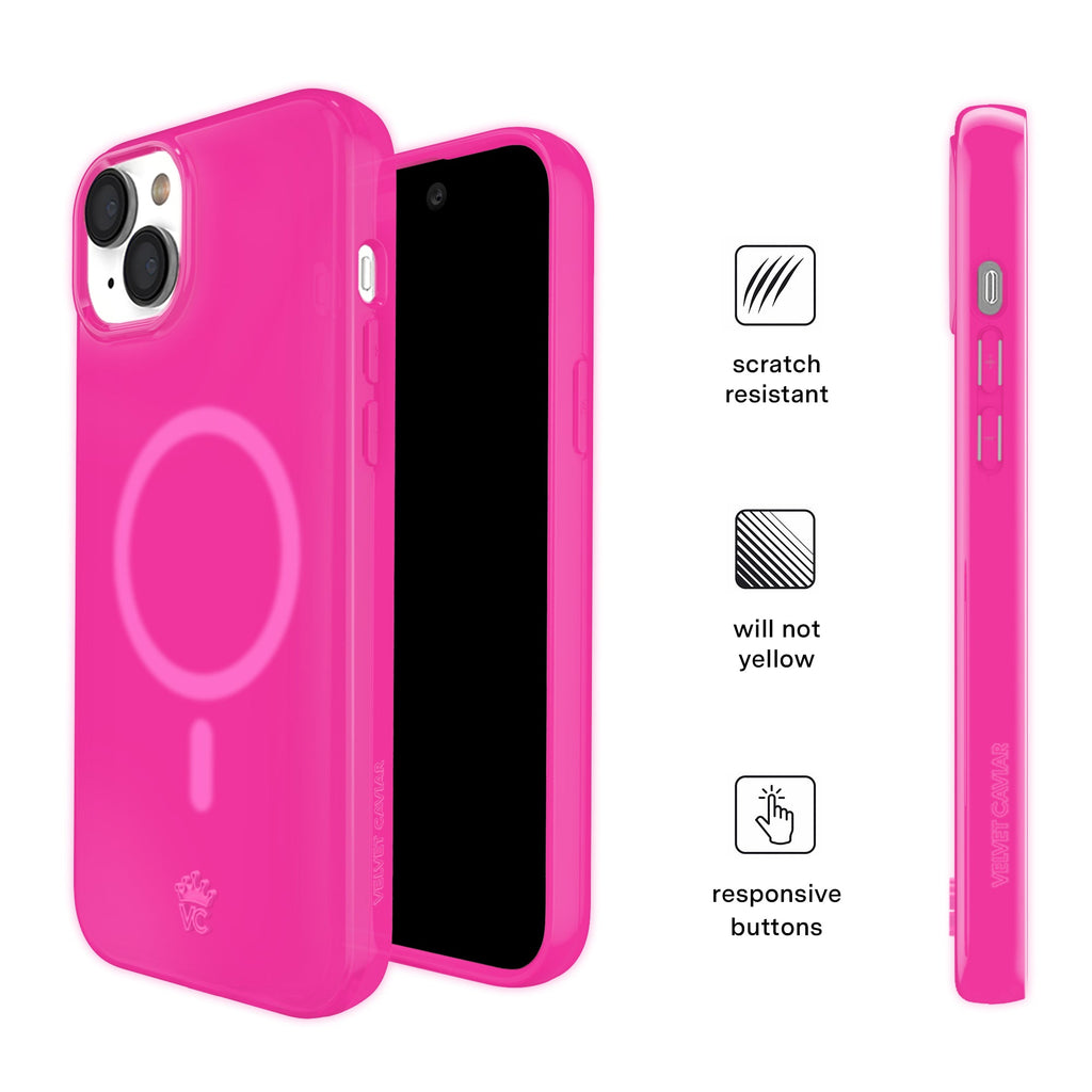 Pink Sapphire Jelly iPhone Case