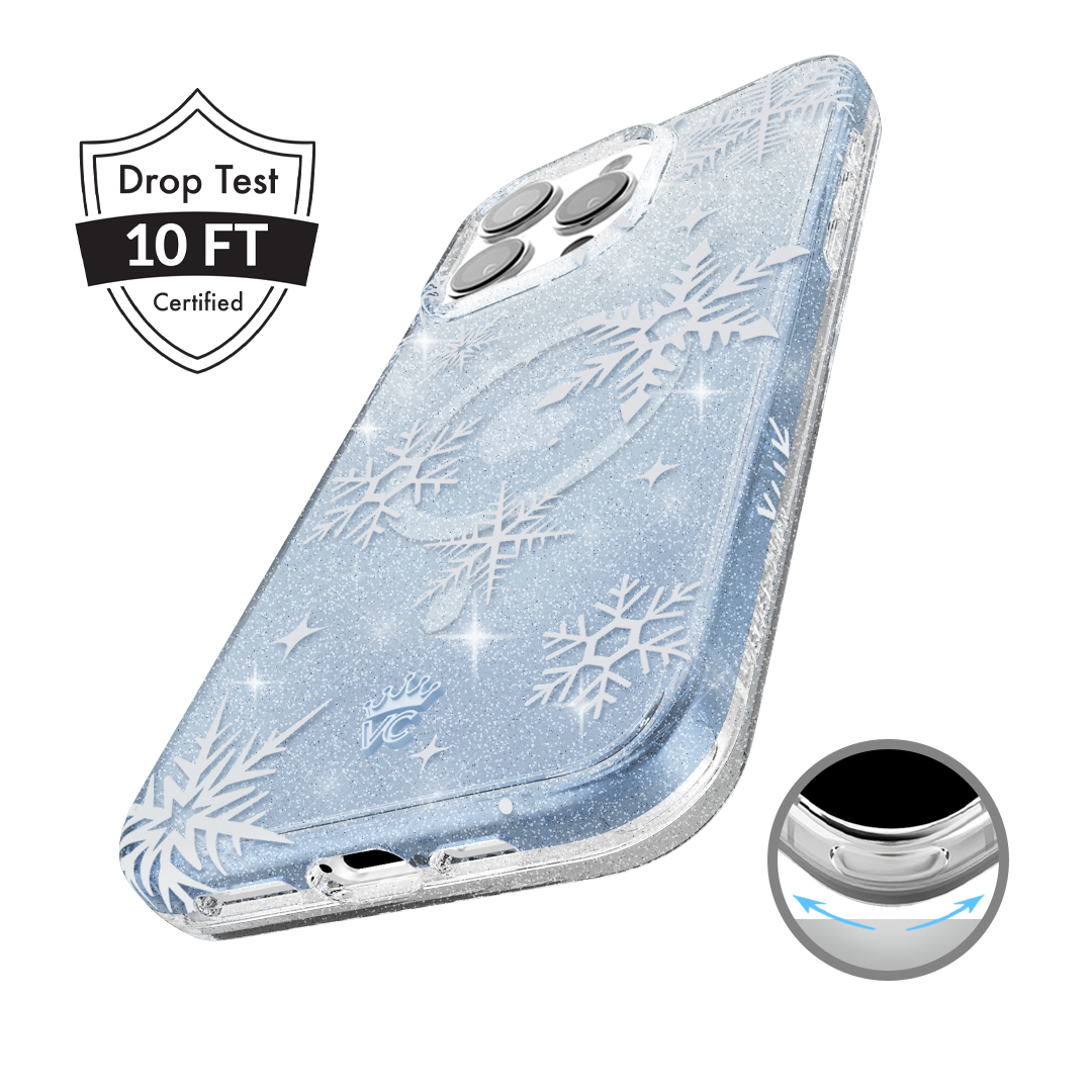 Snow Angel Glitter iPhone Case