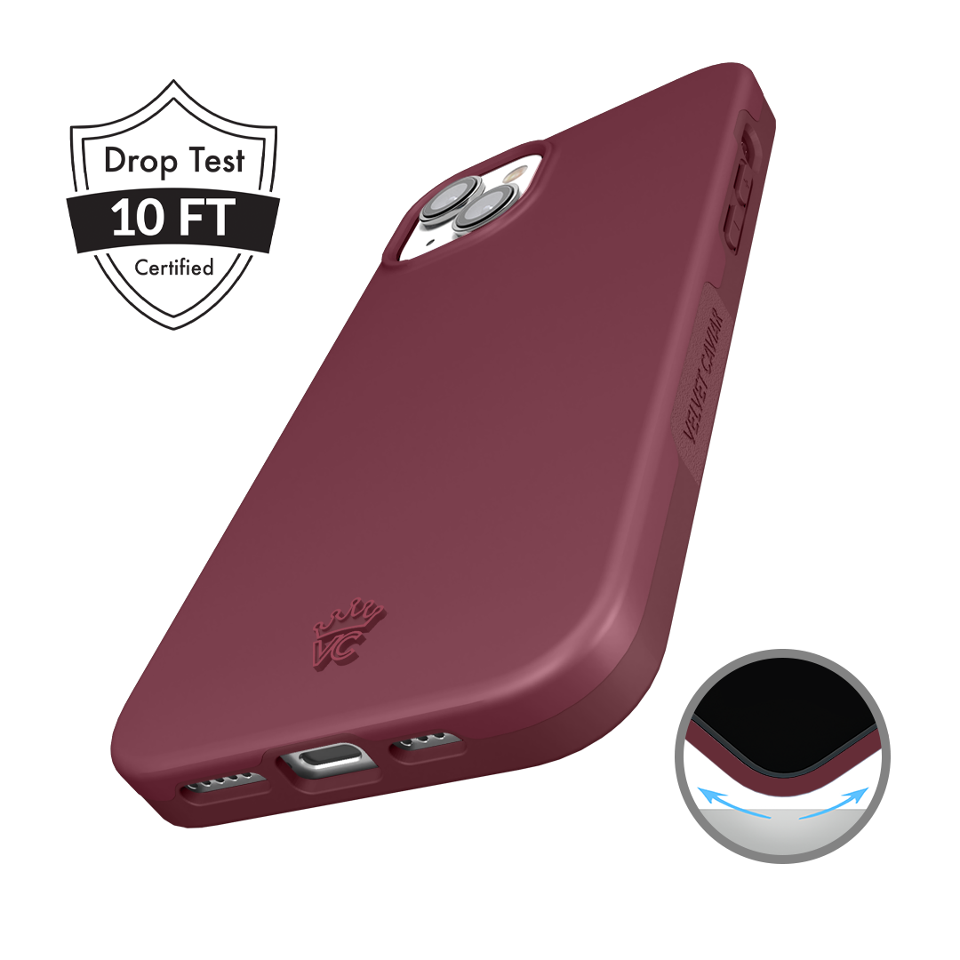Burgundy 1990 iPhone Case
