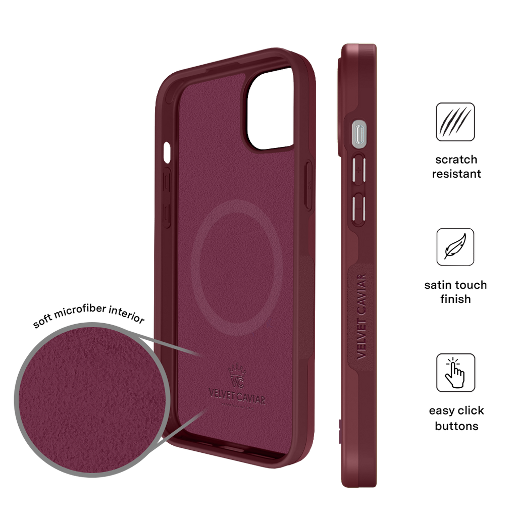 Burgundy 1990 iPhone Case