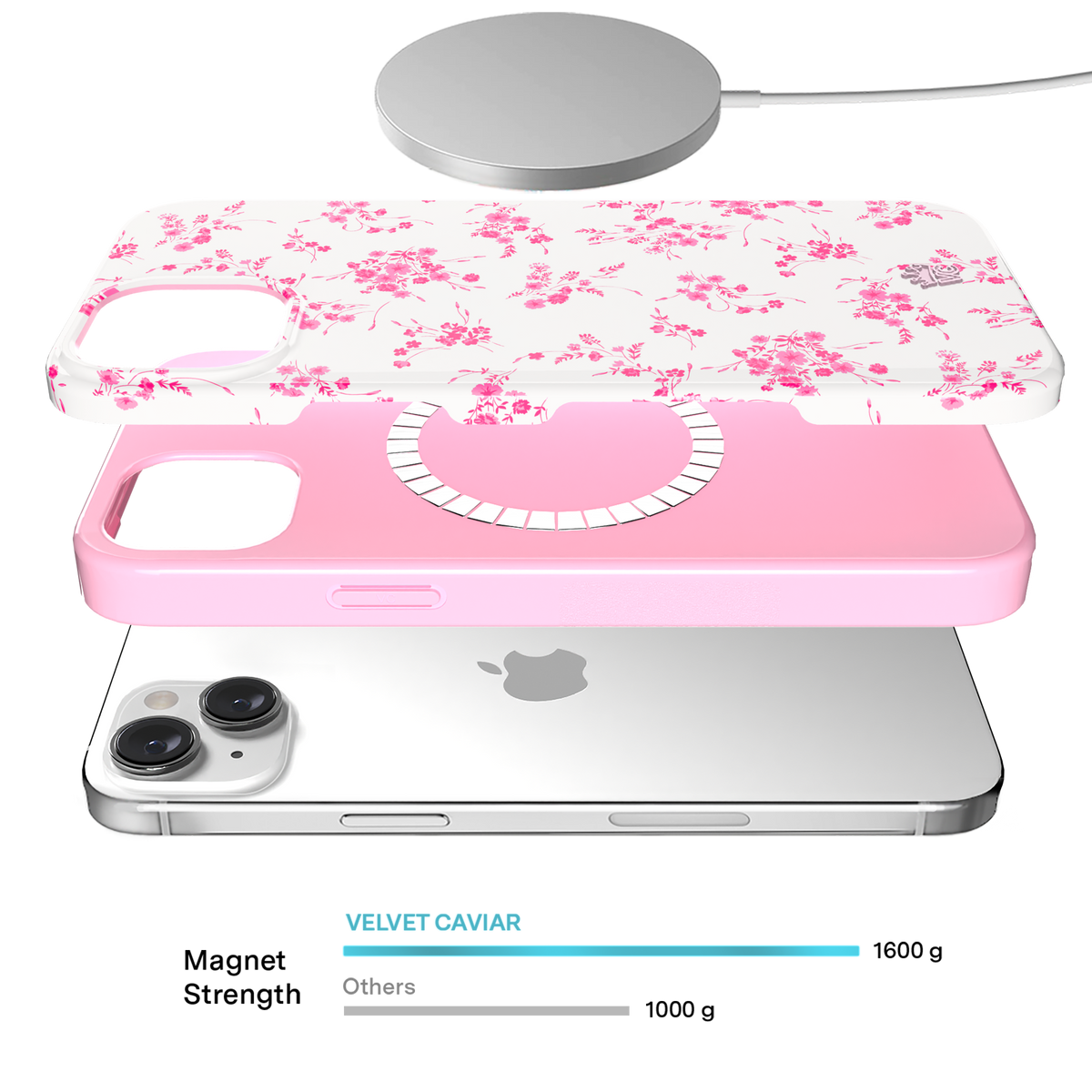French Rose Floral iPhone Case