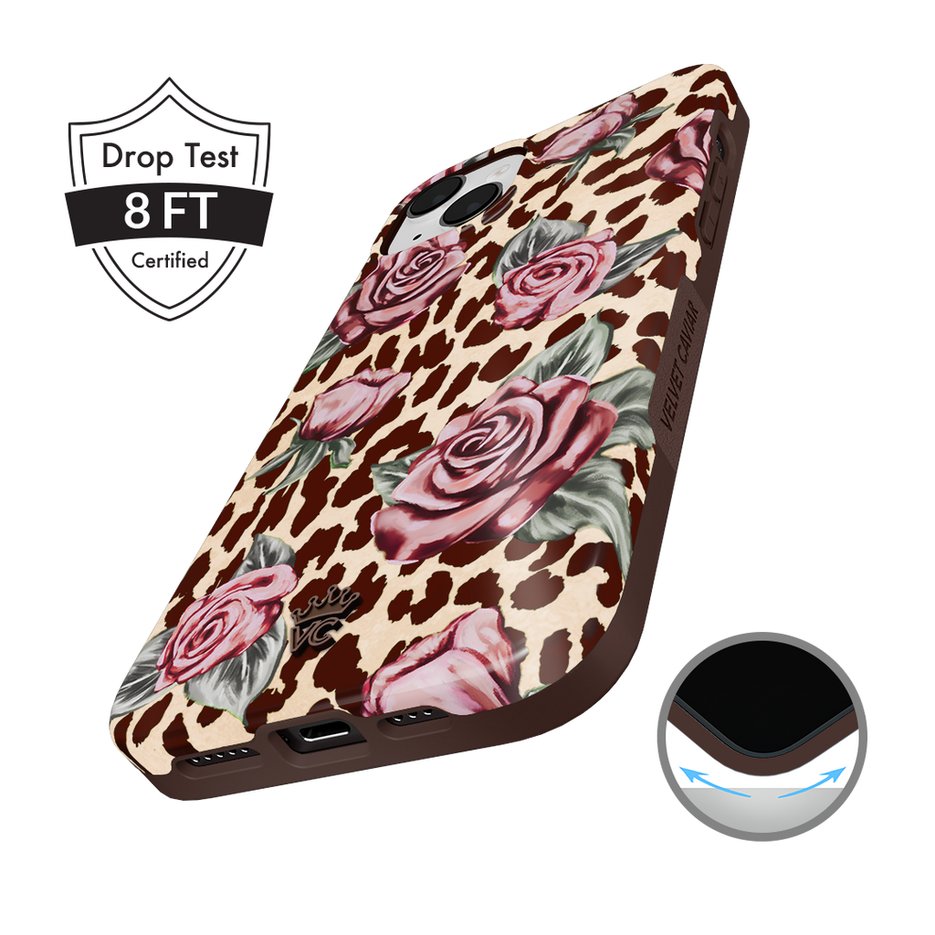 Rosy Leopard iPhone Case