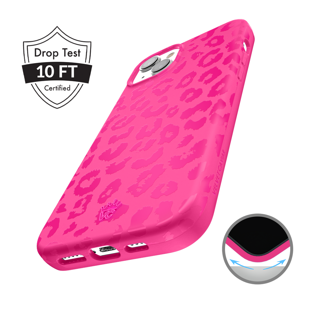 Even Hotter Pink Leopard iPhone Case