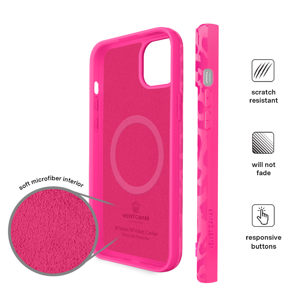 Even Hotter Pink Leopard iPhone Case