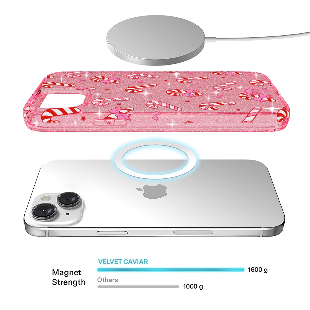 Pink Peppermint Princess iPhone Case