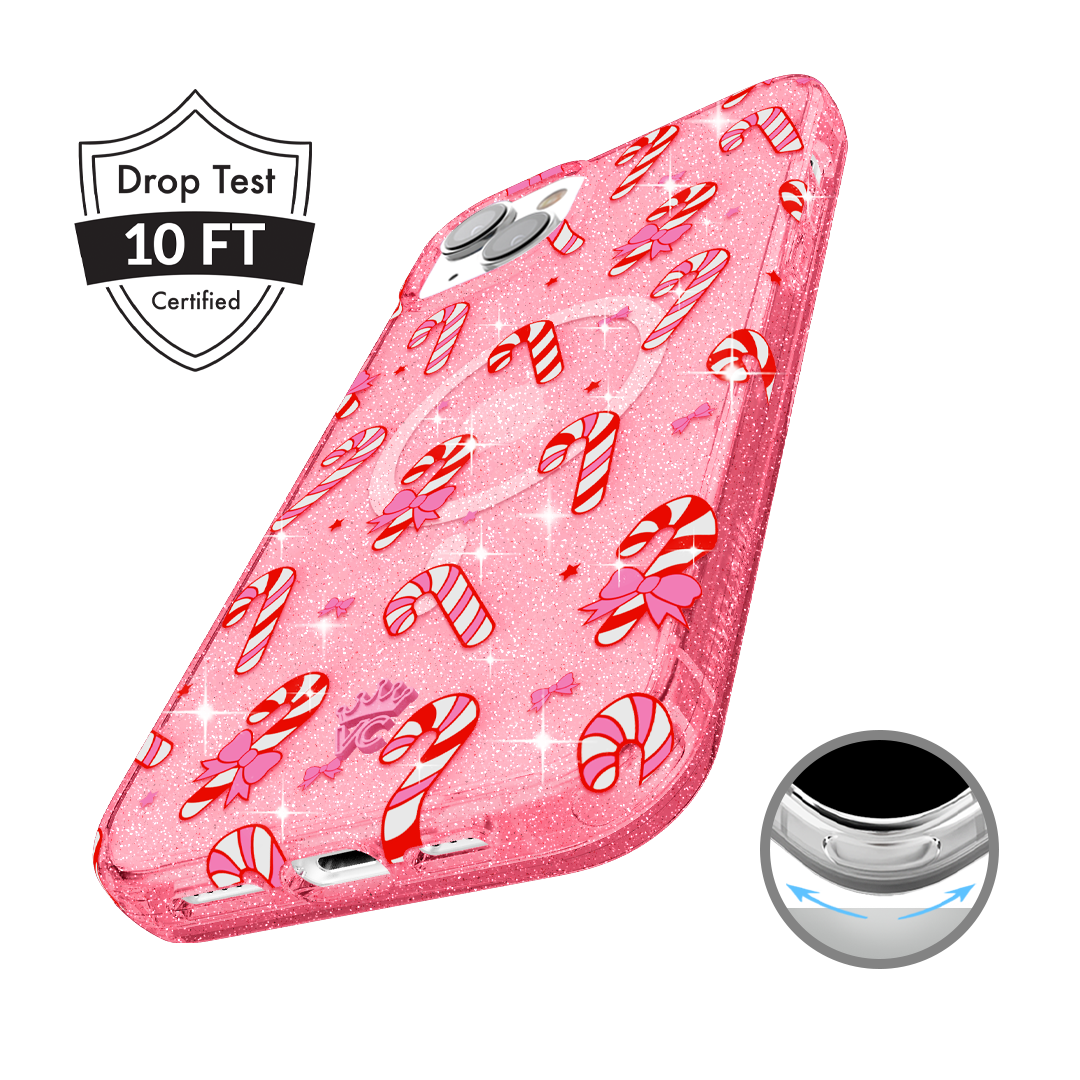 Pink Peppermint Princess iPhone Case
