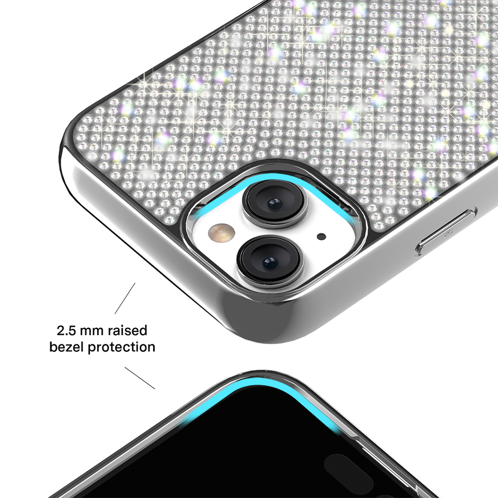 Chrome Caviar Crystals iPhone Case