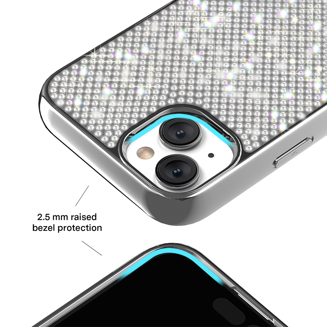 Chrome Caviar Crystals iPhone Case