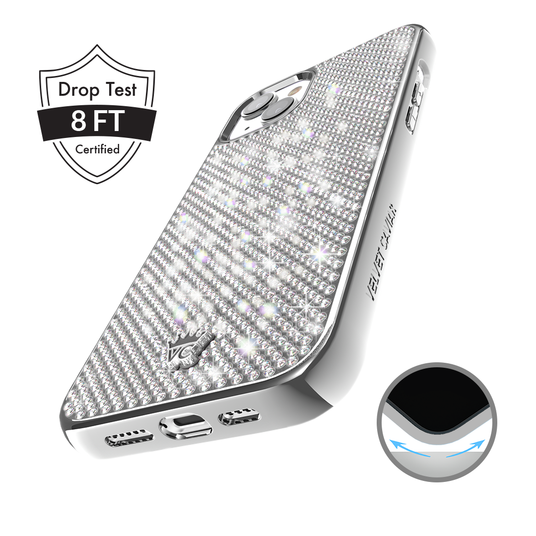 Chrome Caviar Crystals iPhone Case