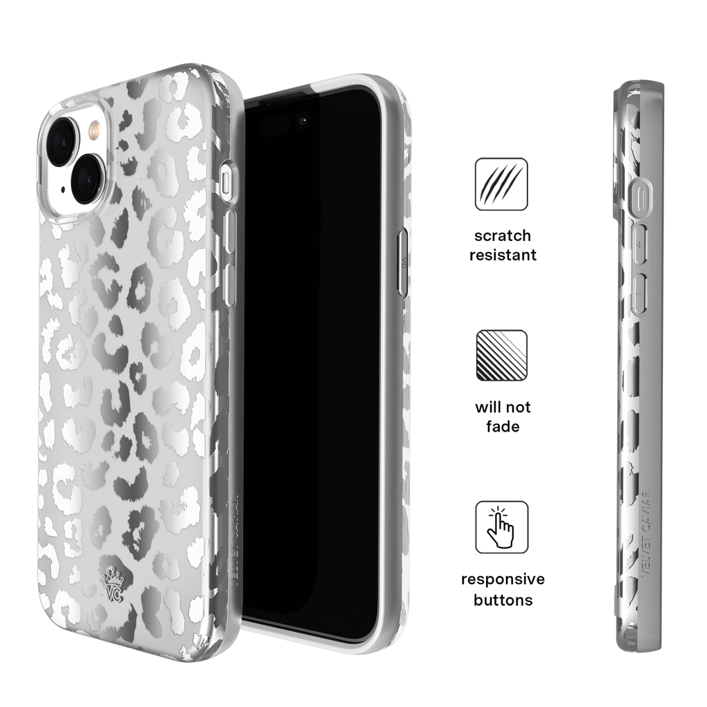 Chrome Leopard iPhone Case