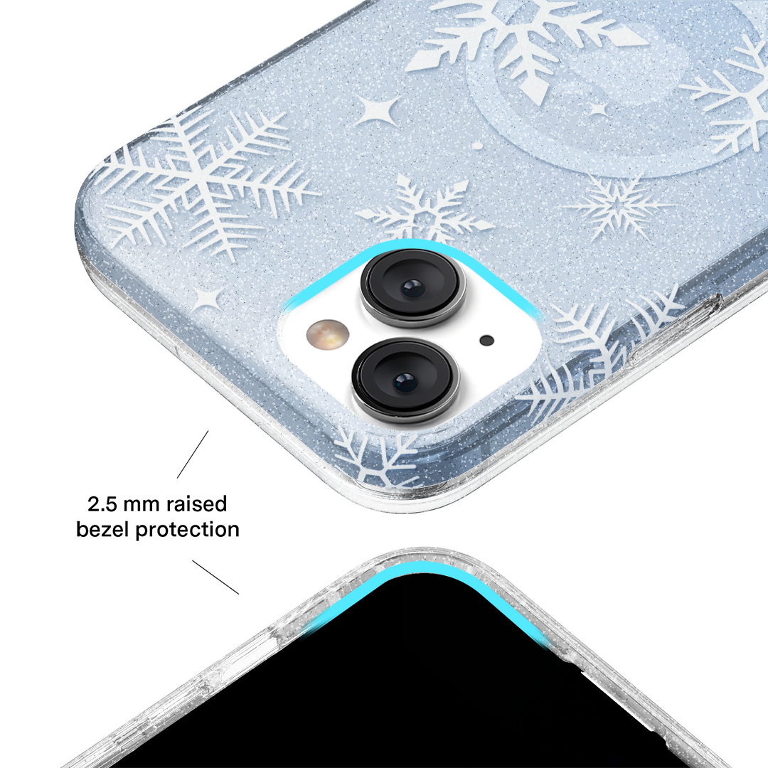 Snow Angel Glitter iPhone Case