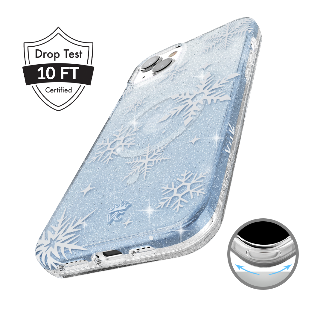 Snow Angel Glitter iPhone Case
