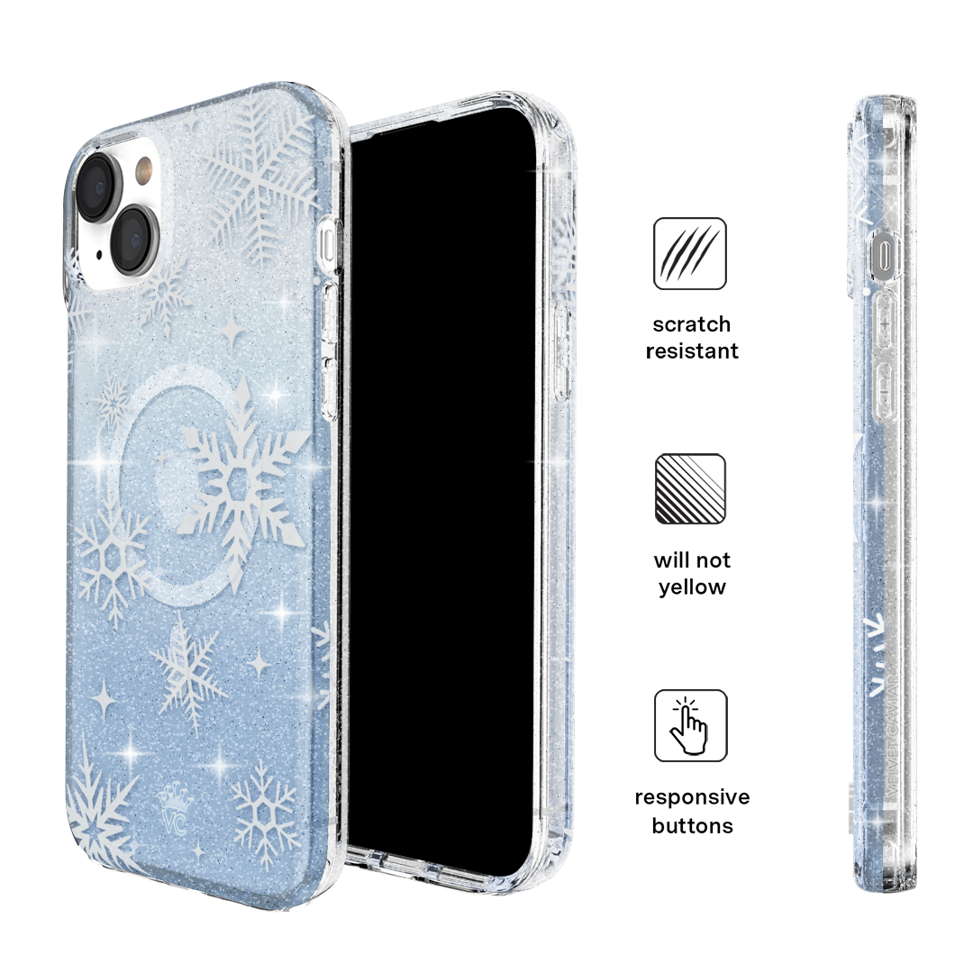 Snow Angel Glitter iPhone Case