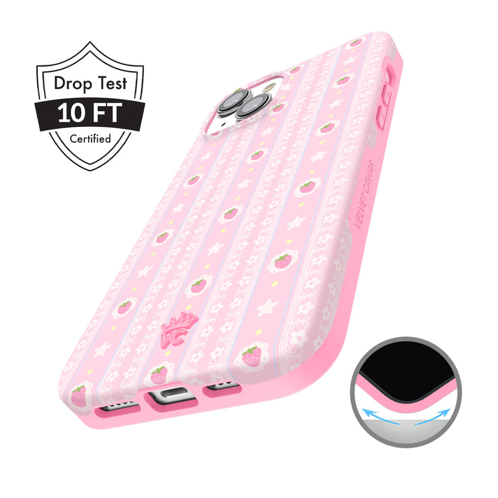Strawberry Macaron iPhone Case
