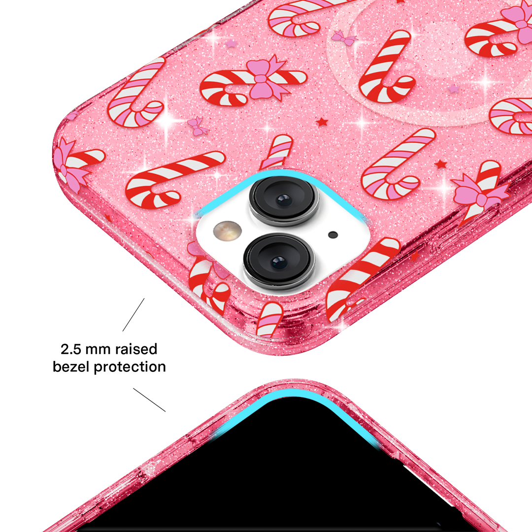 Pink Peppermint Princess iPhone Case