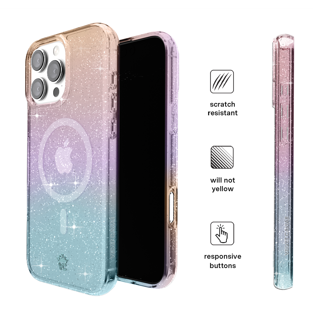 Ombre Stardust Glitter iPhone Case