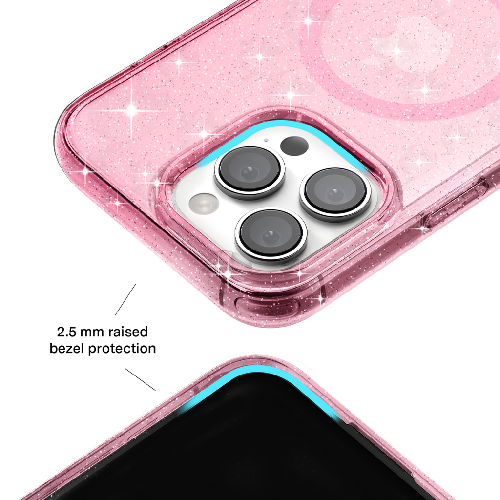 Pink Stardust Glitter iPhone Case