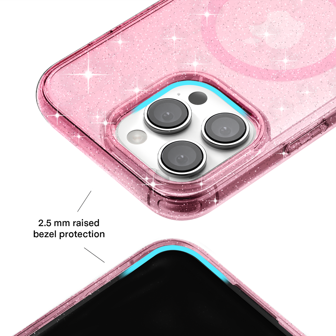 Pink Stardust Glitter iPhone Case
