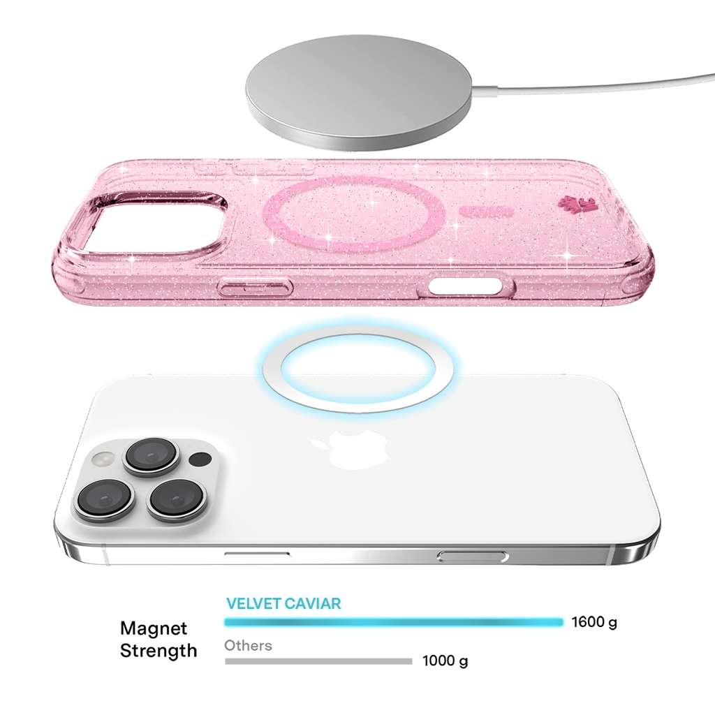 Pink Stardust Glitter iPhone Case