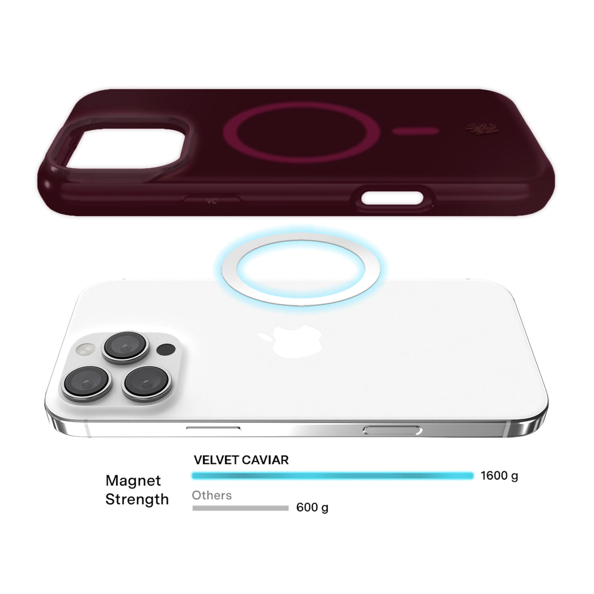 Burgundy 1990 Jelly iPhone Case