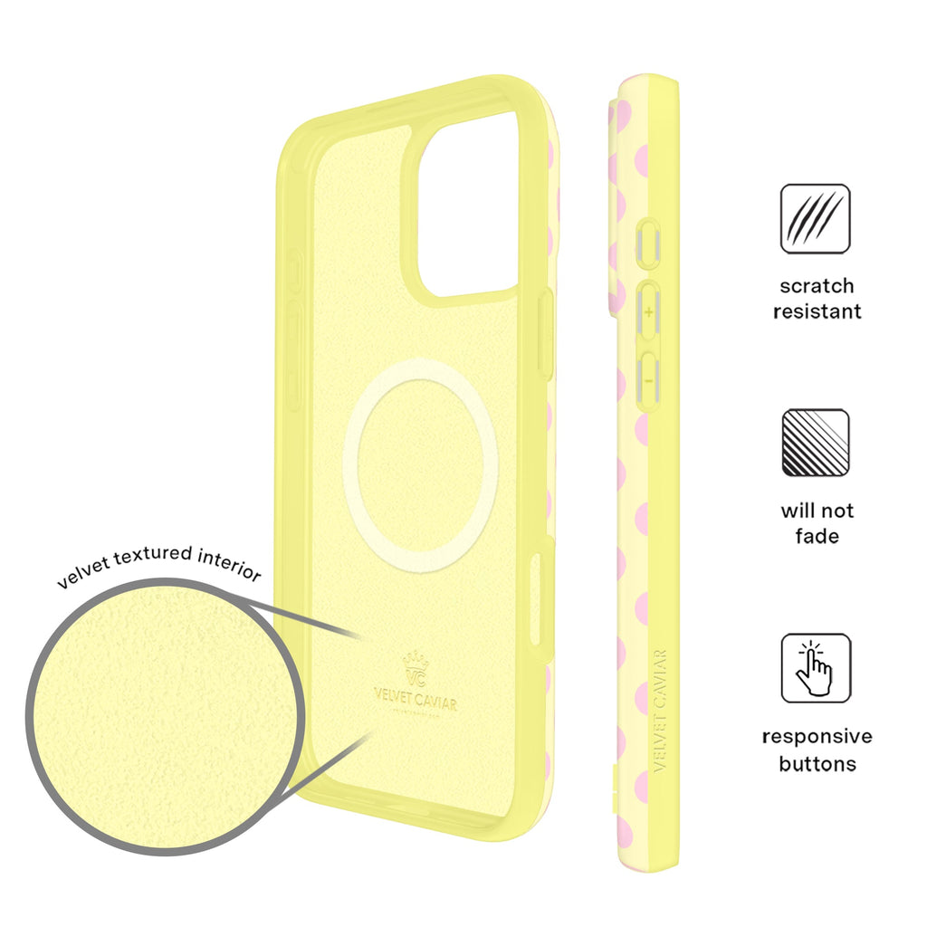Buttercream Polka Dot iPhone Case