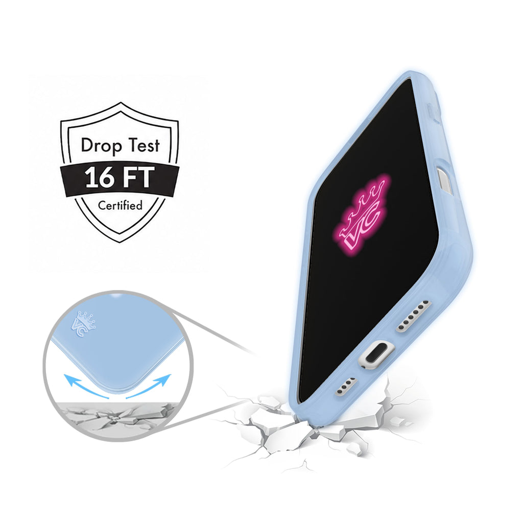 Glacier Blue Jelly iPhone Case