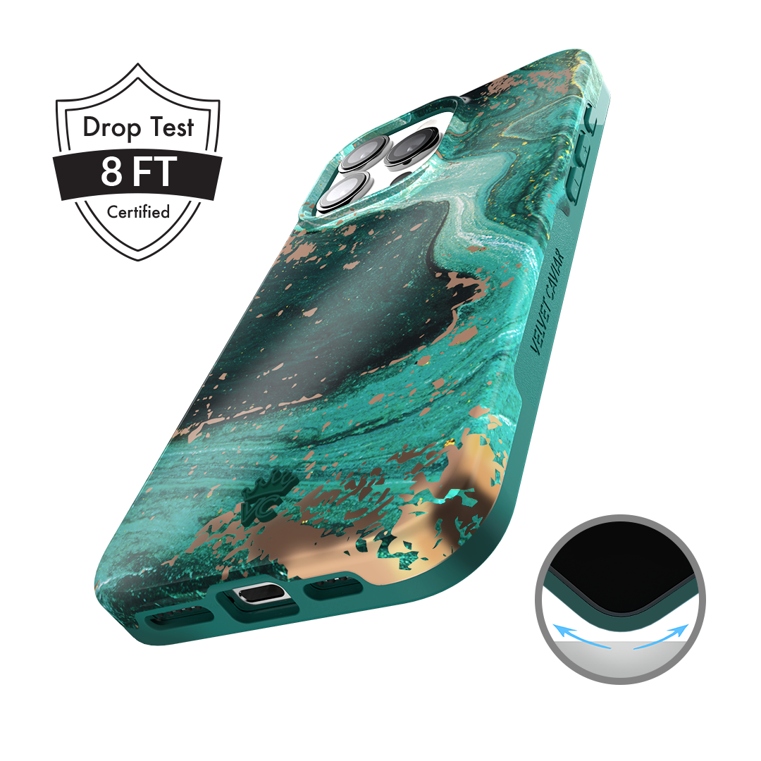 Emerald Marble iPhone Case