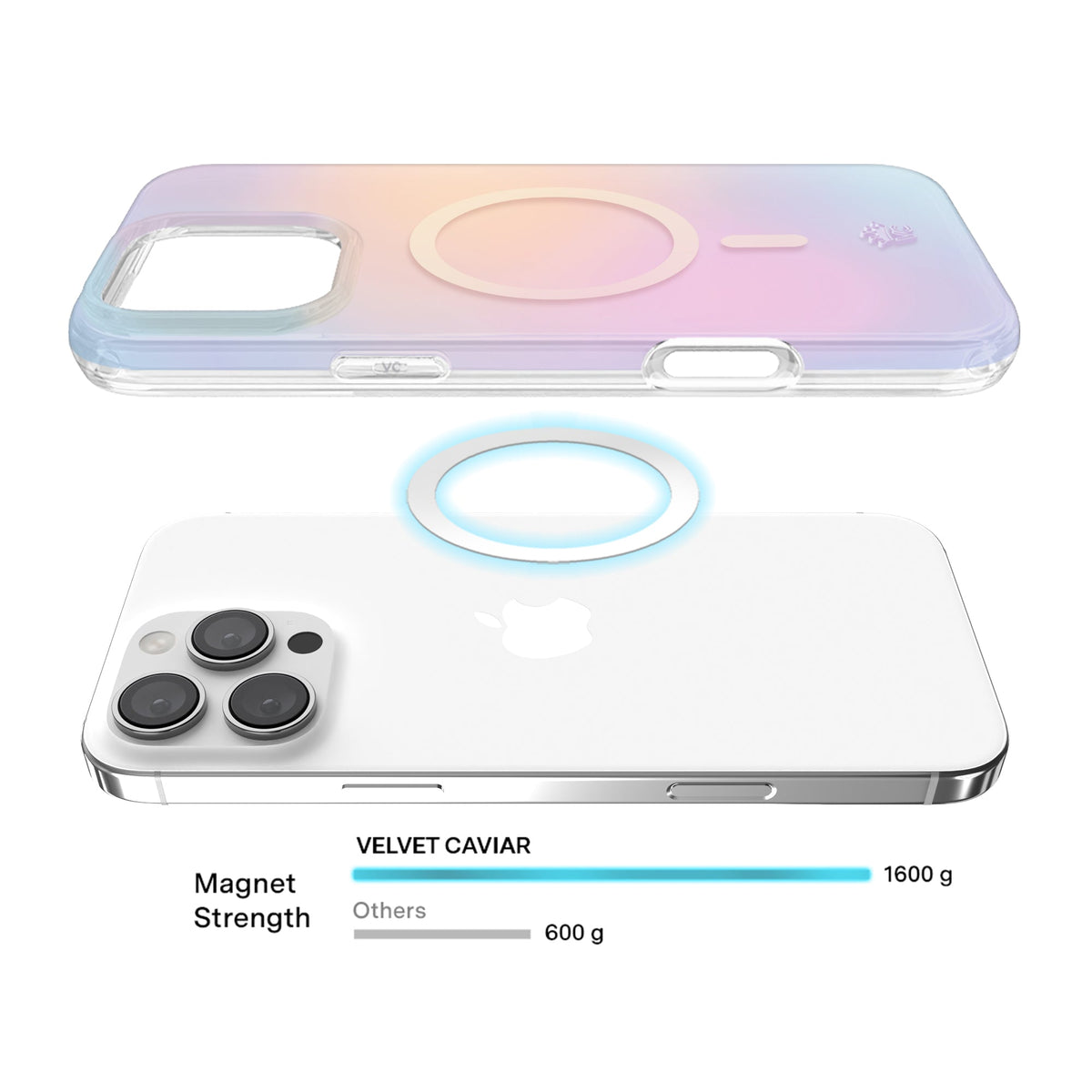 Jelly Glow Aura iPhone Case