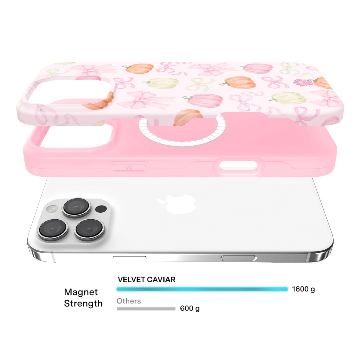 Pink Pumpkin Princess iPhone Case
