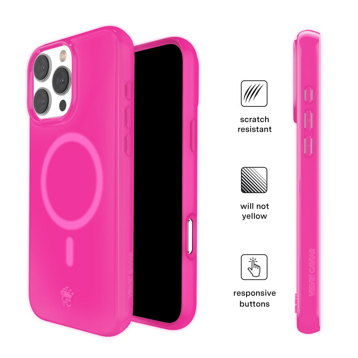 Pink Sapphire Jelly iPhone Case