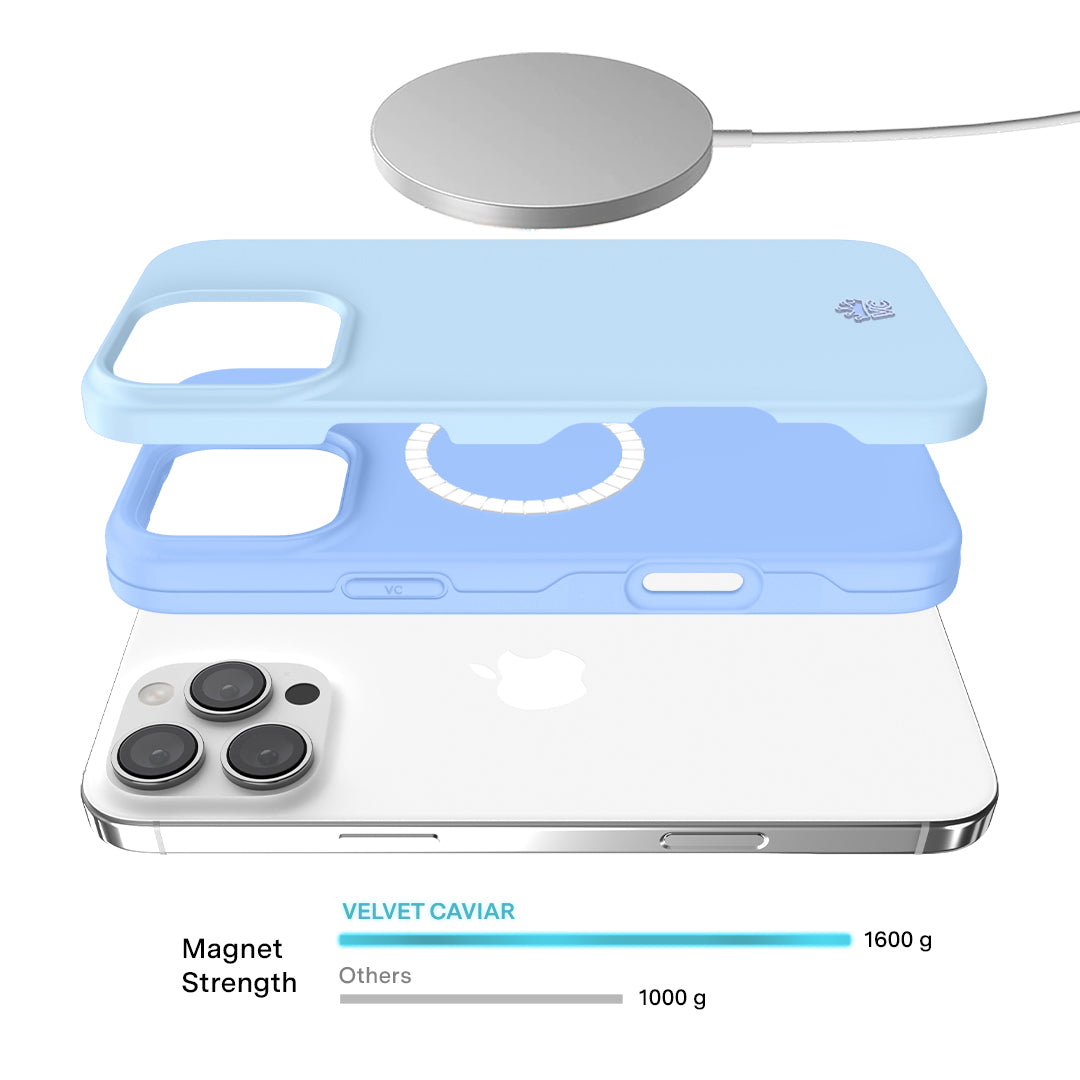 Cotton Candy Blue iPhone Case