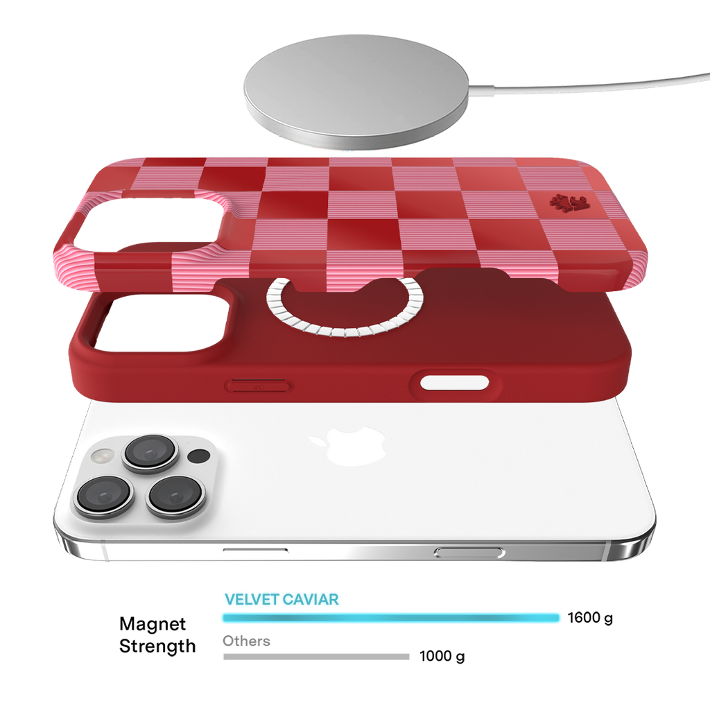 Rose Vibe Checkered iPhone Case