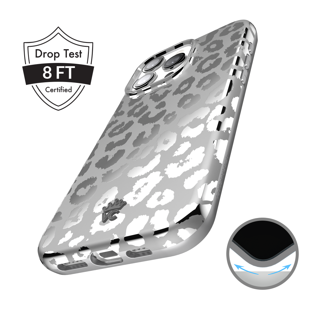 Chrome Leopard iPhone Case