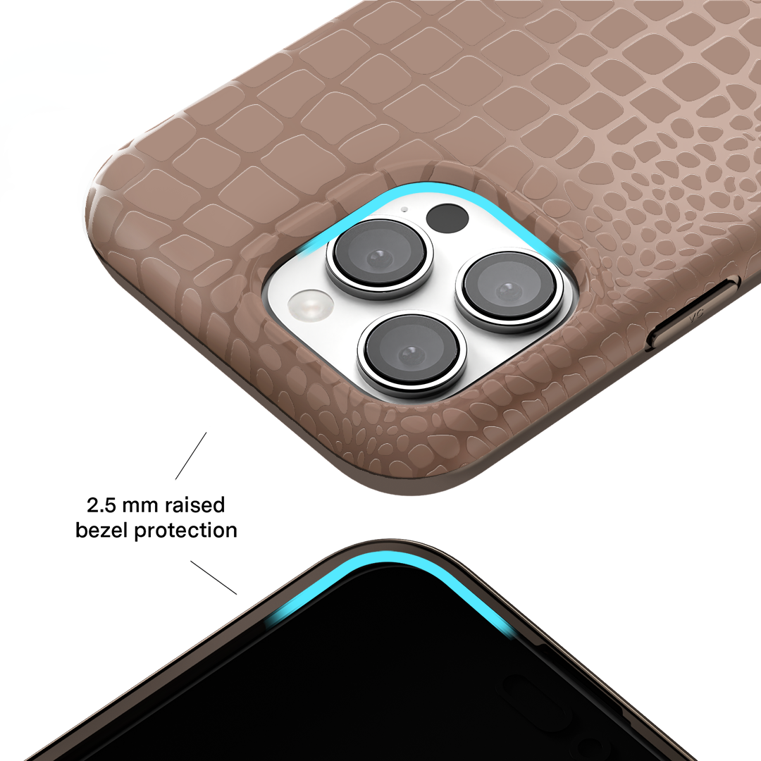 Khaki Croc iPhone Case
