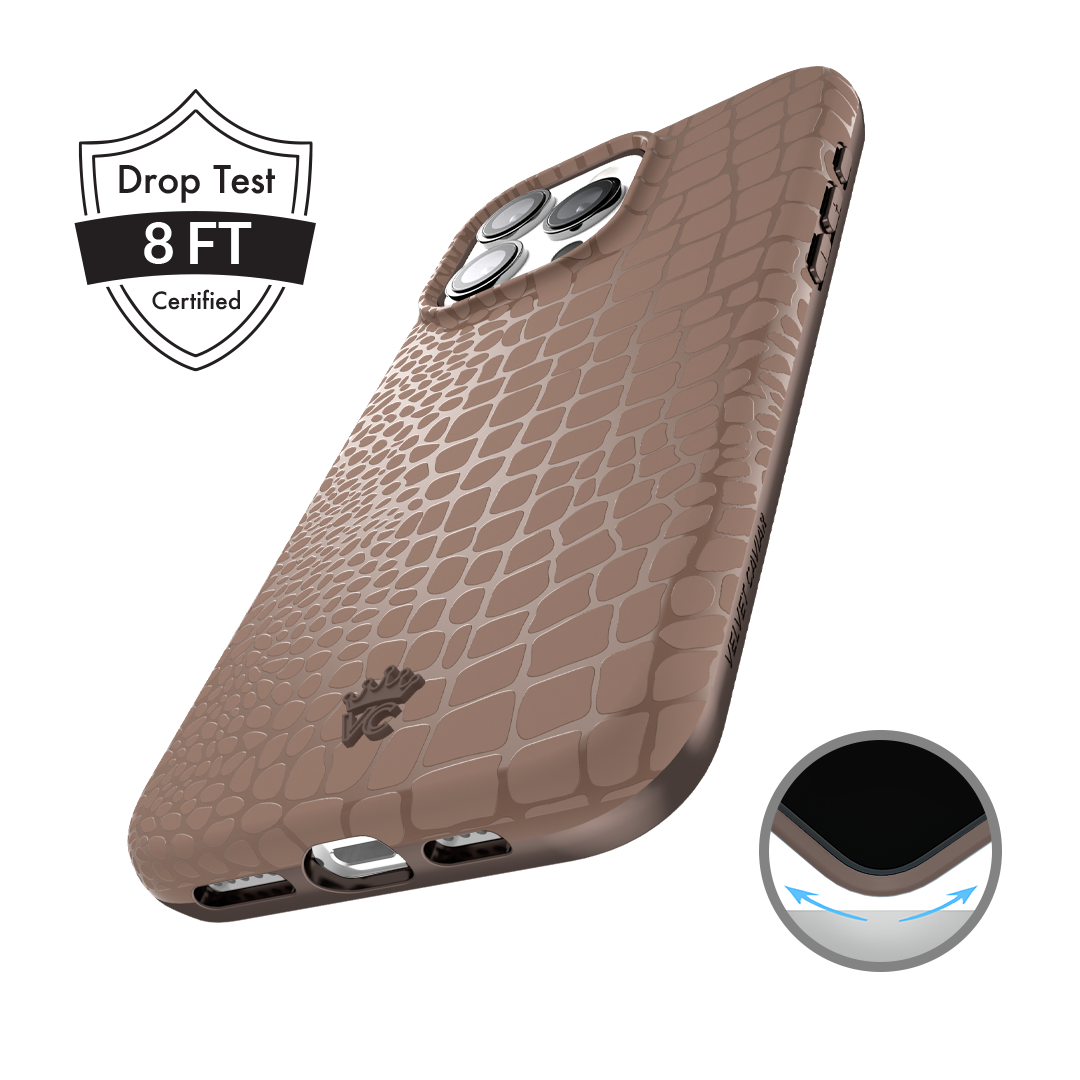 Khaki Croc iPhone Case