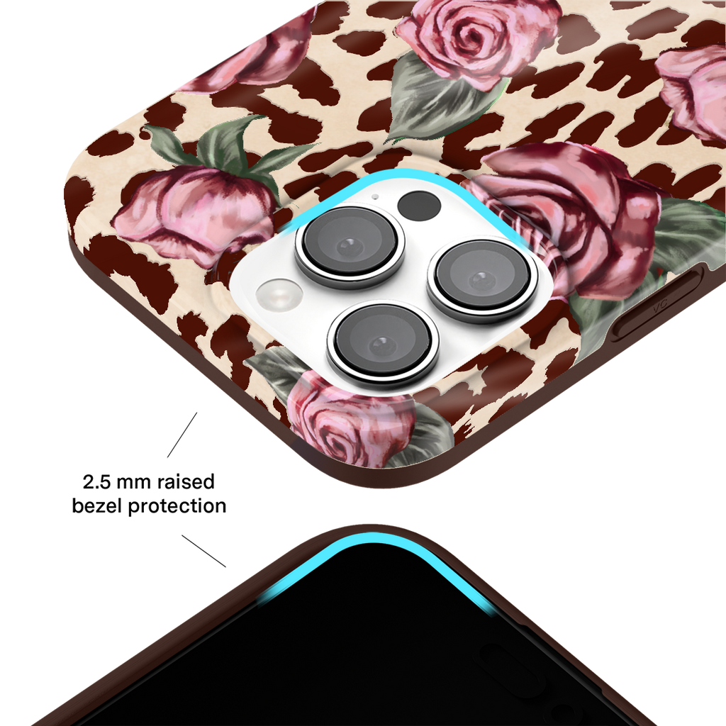 Rosy Leopard iPhone Case