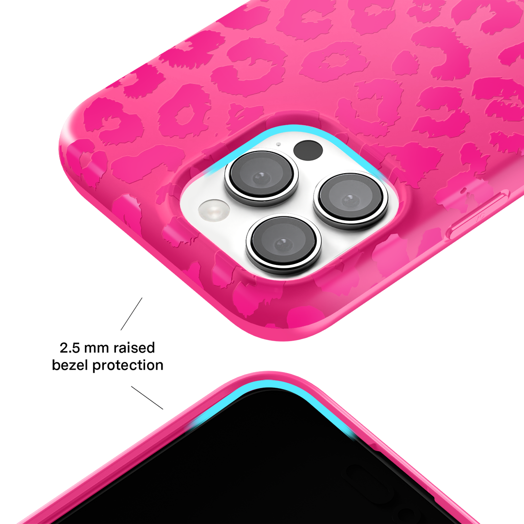 Even Hotter Pink Leopard iPhone Case