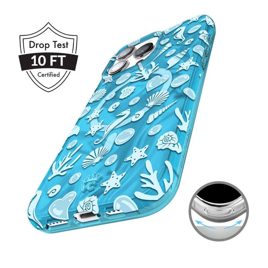Aquamarine Holo iPhone Case
