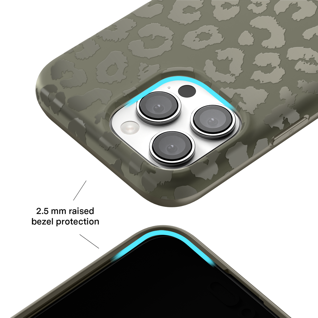 Olive Leopard iPhone Case
