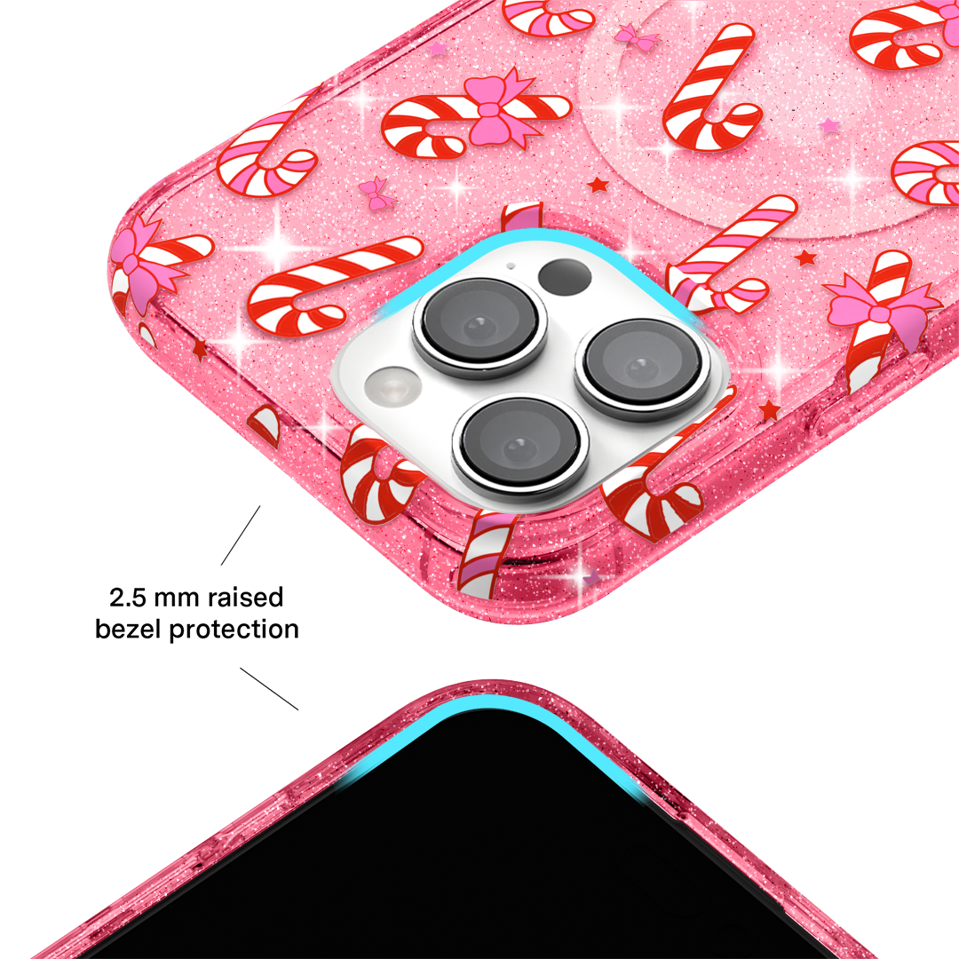 Pink Peppermint Princess iPhone Case