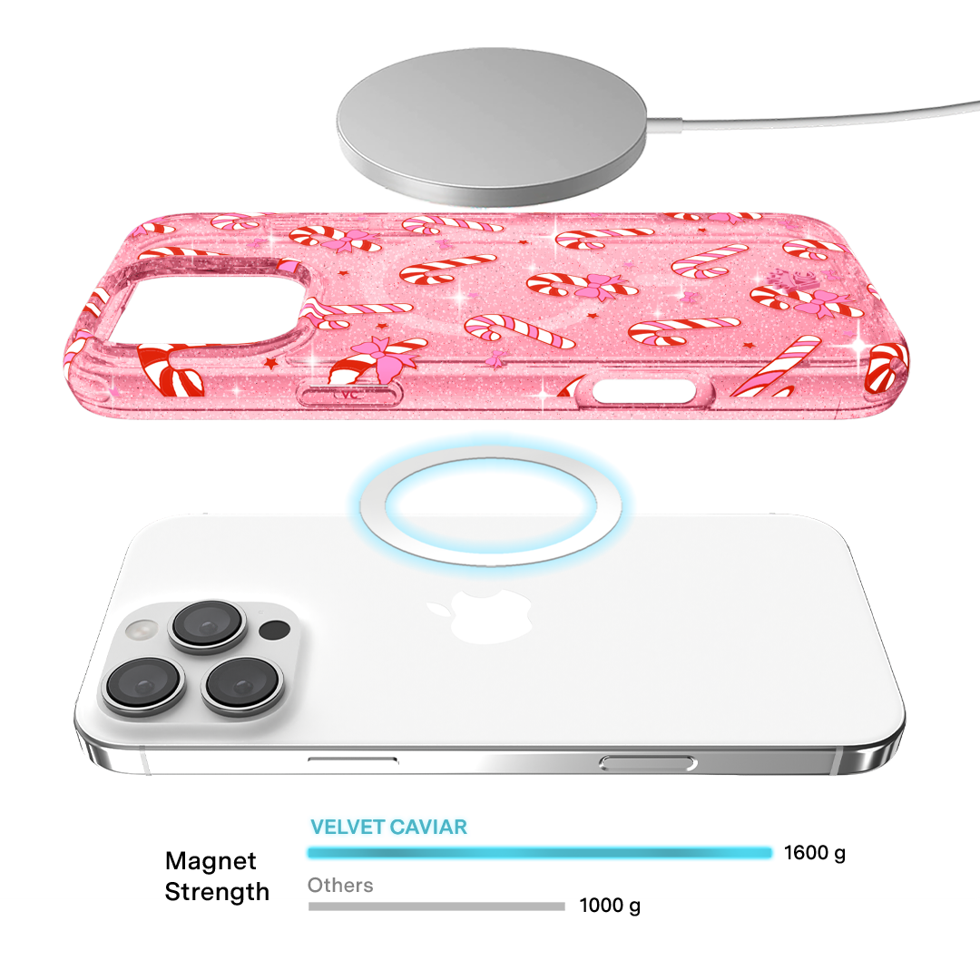 Pink Peppermint Princess iPhone Case